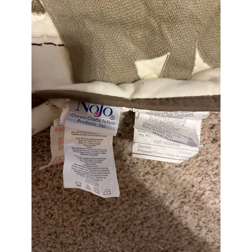 Nojo Dreamy Nights Safari Elephant Monkey Giraffe Moon Blankets (2) - Picture 8 of 12